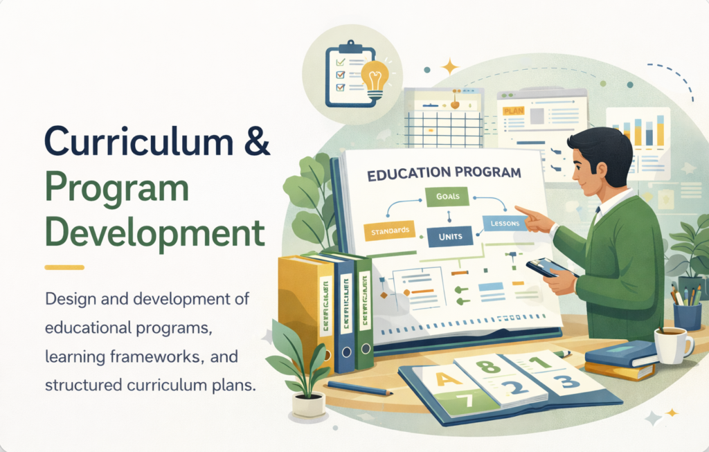 curriculum design and program development