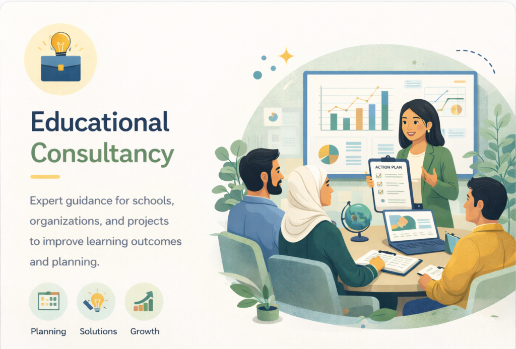 educational consultancy discussion in progress