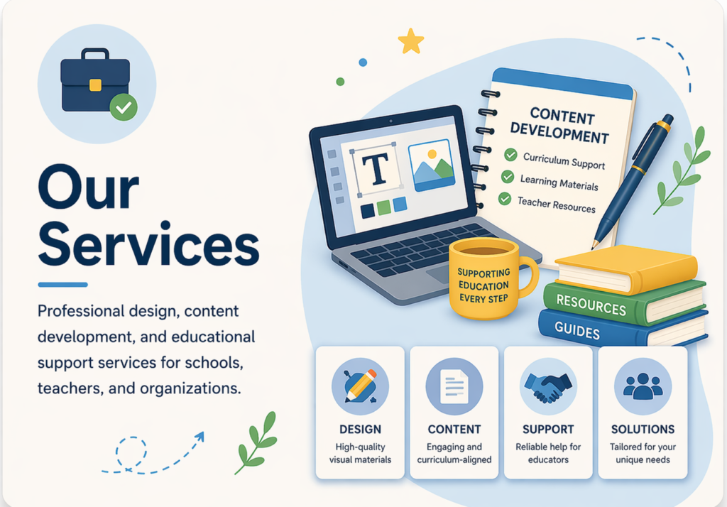 our services for education and design