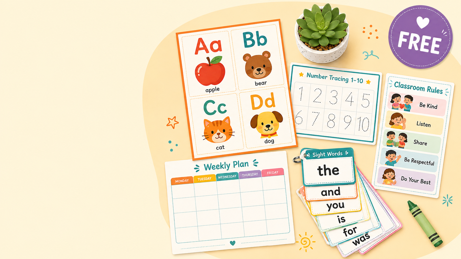 Free printable educational resources